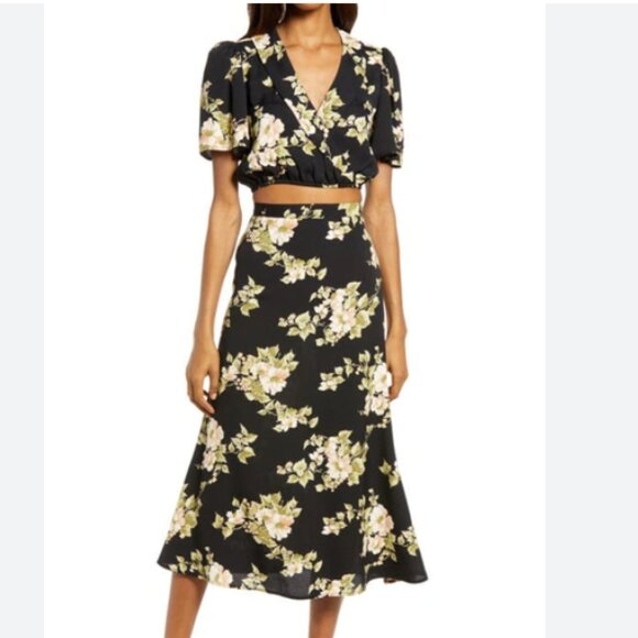 Reformation Florian Two-Piece Dress, Size 0 - Picture 1 of 6